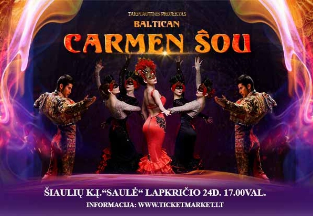 Tarptautinis projektas – miuziklas „Baltican Carmen Show”