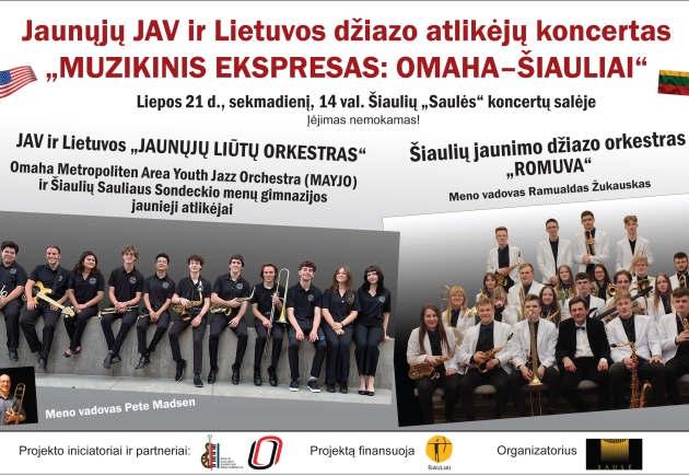 „Muzikinis ekspresas: OMAHA – ŠIAULIAI“ | Saulės vasaros koncertai 2024